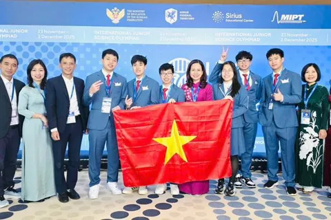 100% học sinh đoàn Việt Nam giành huy chương tại Olympic Khoa học trẻ quốc tế 2025