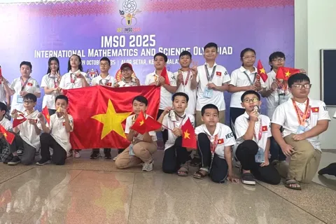 100% học sinh Việt Nam giành huy chương tại Olympic toán và khoa học quốc tế 2025