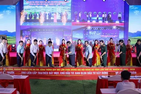 Đồng loạt khởi công xây dựng 100 trường nội trú liên cấp vùng biên giới
