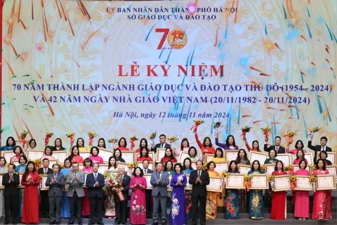 Hà Nội: 32 nhà giáo được đề nghị xét tặng danh hiệu "Nhà giáo ưu tú"