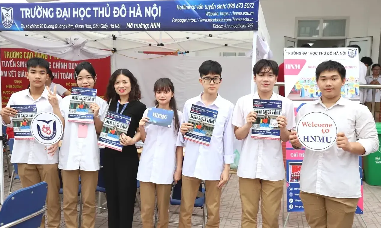 Trường Đại học Thủ đô Hà Nội công bố điểm sàn 2025 và bảng quy đổi tương đương