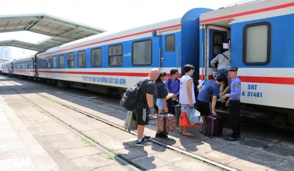 Lượng hành khách đường sắt tăng trưởng khả quan
