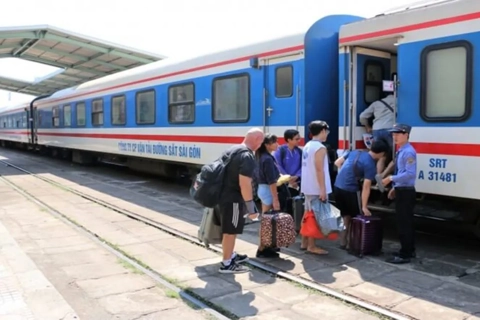Lượng hành khách đường sắt tăng trưởng khả quan