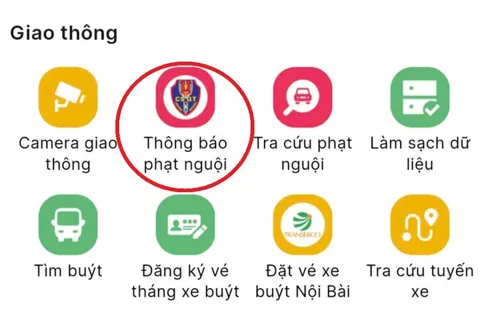 Người dân có thể xem phạt nguội qua ứng dụng iHanoi