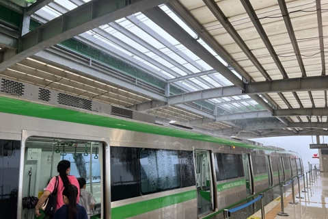 Đề nghị sửa chữa nhà ga đường sắt Cát Linh – Hà Đông bị tốc mái
