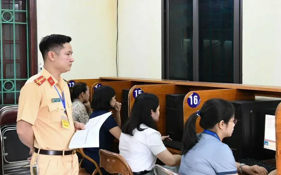 Công an Hà Nội thông báo lịch sát hạch lái xe