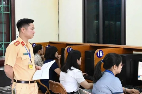 Công an Hà Nội thông báo lịch sát hạch lái xe