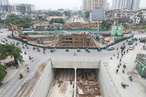 Chạy đua tốc độ đưa hầm chui Kim Đồng – Giải Phóng sớm về đích