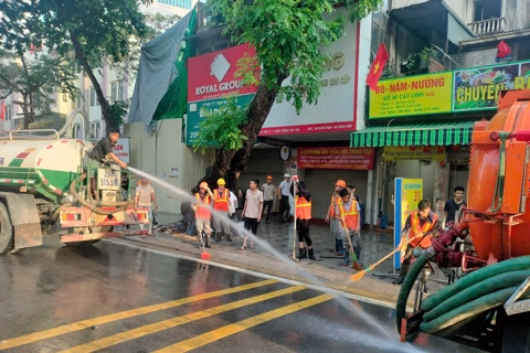 Xử lý xong hiện tượng phun trào bùn khi khoan hầm đường sắt đô thị
