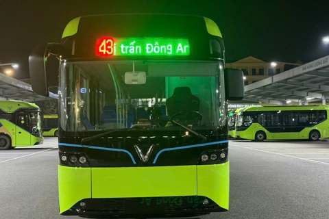 Hà Nội: vận hành thêm 1 tuyến xe buýt điện
