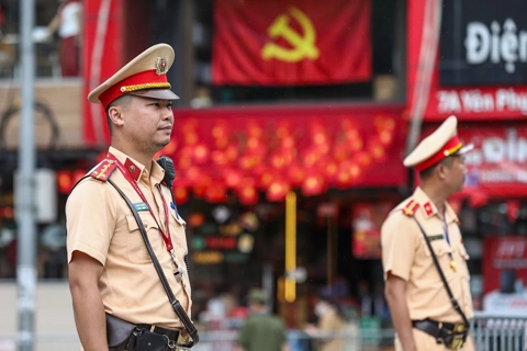 Hà Nội: phân luồng giao thông phục vụ Triển lãm thành tựu kinh tế - xã hội