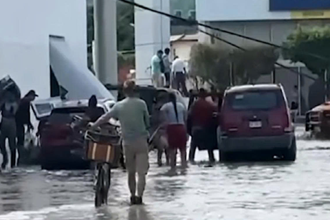 Mưa lũ tàn phá Mexico, ít nhất 44 người thiệt mạng