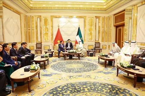 Thủ tướng Phạm Minh Chính hội kiến Quốc vương Nhà nước Kuwait