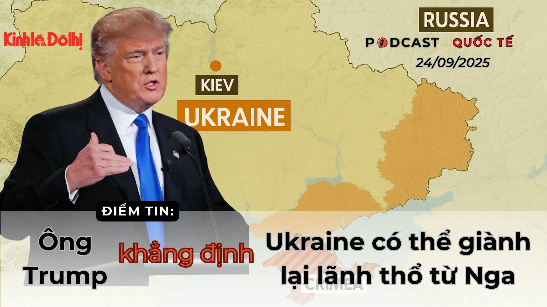 Điểm tin 24/9: Ông Trump khẳng định Ukraine có khả năng giành lại lãnh thổ từ Nga
