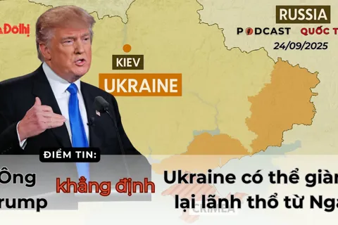Điểm tin 24/9: Ông Trump khẳng định Ukraine có khả năng giành lại lãnh thổ từ Nga
