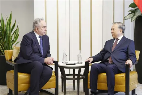 Tổng Bí thư Tô Lâm tiếp cựu Thứ trưởng Ngoại giao Mỹ Kurt Campbell