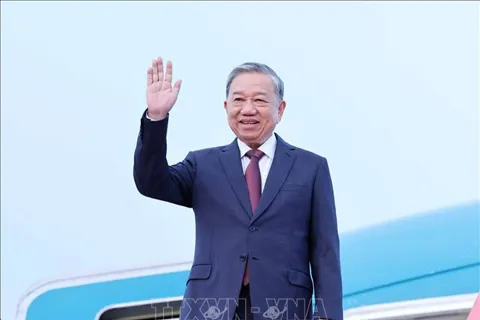 Tổng Bí thư Tô Lâm bắt đầu thăm cấp Nhà nước tới Triều Tiên
