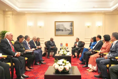 Hà Nội long trọng tiếp đón Chủ tịch Quốc hội Cuba Juan Esteban Lazo Hernández