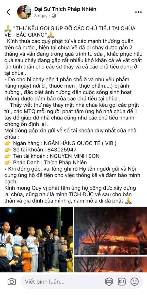 Bắc Ninh: bắt đối tượng giả danh sư thầy kêu gọi ủng hộ để lừa đảo