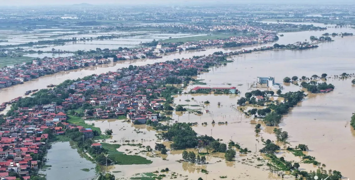 Nước sông Cầu dâng cao, hàng nghìn hộ dân Bắc Ninh bị cô lập