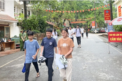 Thái Nguyên: một thí sinh bị đình chỉ trong ngày thi đầu tiên vào lớp 10