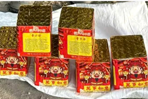 Bắc Ninh: bắt quả tang đối tượng vận chuyển trái phép 9kg pháo nổ