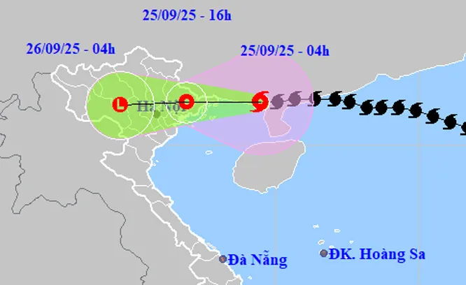 Tin mới nhất về bão số 9: Di chuyển nhanh, đang cách Móng Cái (Quảng Ninh) khoảng 170km