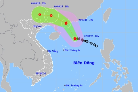 Tin mới nhất về cơn bão số 7: Giật cấp 11 và tiếp tục mạnh thêm