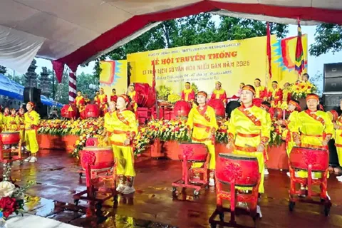 Phường Hoàng Liệt phát huy giá trị văn hóa truyền thống tại lễ hội miếu Gàn 2025