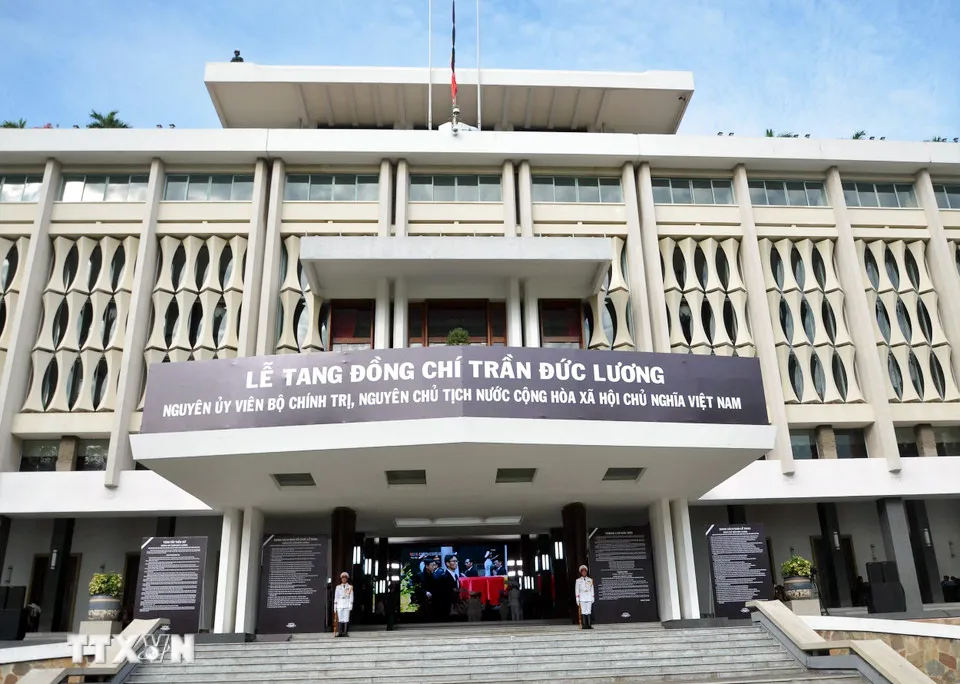 Lễ viếng nguyên Chủ tịch nước Trần Đức Lương tại Thành phố Hồ Chí Minh