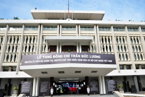 Lễ viếng nguyên Chủ tịch nước Trần Đức Lương tại Thành phố Hồ Chí Minh