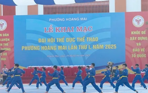 Ngày hội rèn luyện, đoàn kết và lan tỏa tinh thần thể thao tại phường Hoàng Mai