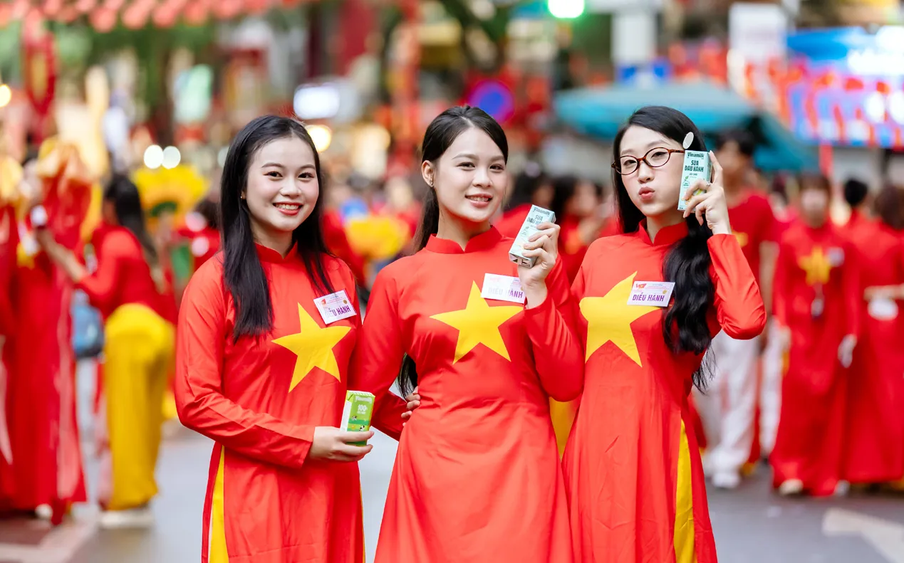 Những khoảnh khắc đẹp cùng Vinamilk trong ngày hội non sông