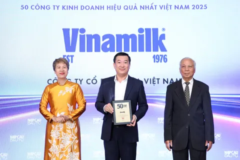 Vinamilk tiếp tục là một trong 50 công ty kinh doanh hiệu quả nhất Việt Nam
