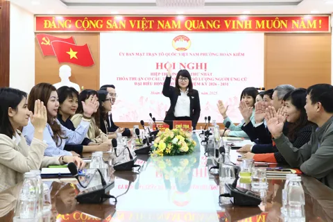 Phường Hoàn Kiếm hiệp thương về cơ cấu, thành phần, số lượng người ứng cử đại biểu HĐND phường nhiệm kỳ 2026 - 2031