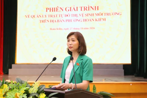 Phường Hoàn Kiếm tăng cường đảm bảo trật tự đô thị, vệ sinh môi trường