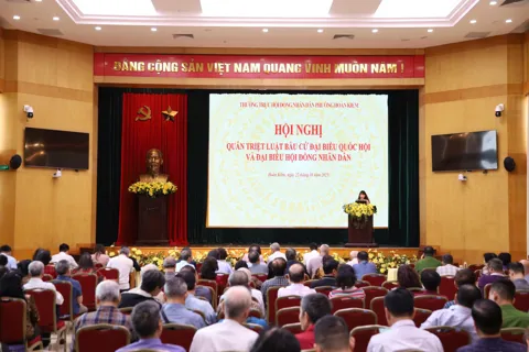 Phường Hoàn Kiếm tổ chức Hội nghị quán triệt Luật Bầu cử đại biểu Quốc hội và đại biểu HĐND