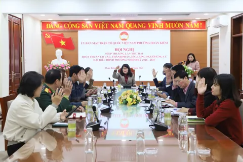 Phường Hoàn Kiếm tổ chức Hội nghị hiệp thương lần thứ Hai lập danh sách sơ bộ người ứng cử đại biểu HĐND phường nhiệm kỳ 2026 - 2031