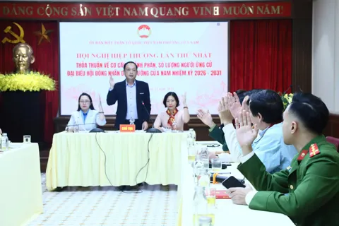 Phường Cửa Nam hiệp thương về cơ cấu, thành phần, số lượng người ứng cử đại biểu HĐND phường nhiệm kỳ 2026 - 2031