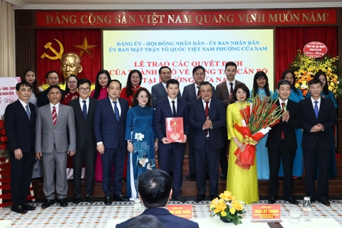 Ông Phạm Tuấn Long là Bí thư Đảng ủy, Chủ tịch HĐND phường Cửa Nam