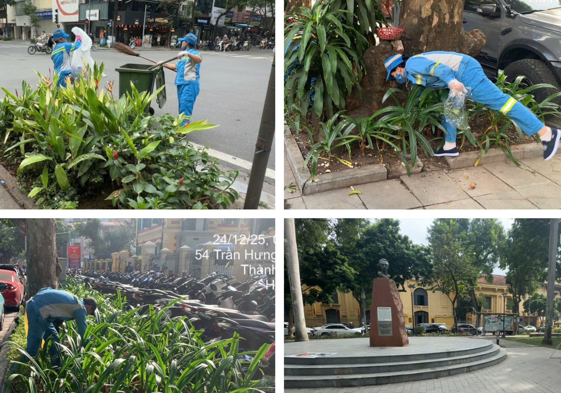 Tăng cường vệ sinh môi trường các tuyến phố trung tâm dịp cao điểm cuối năm 2025