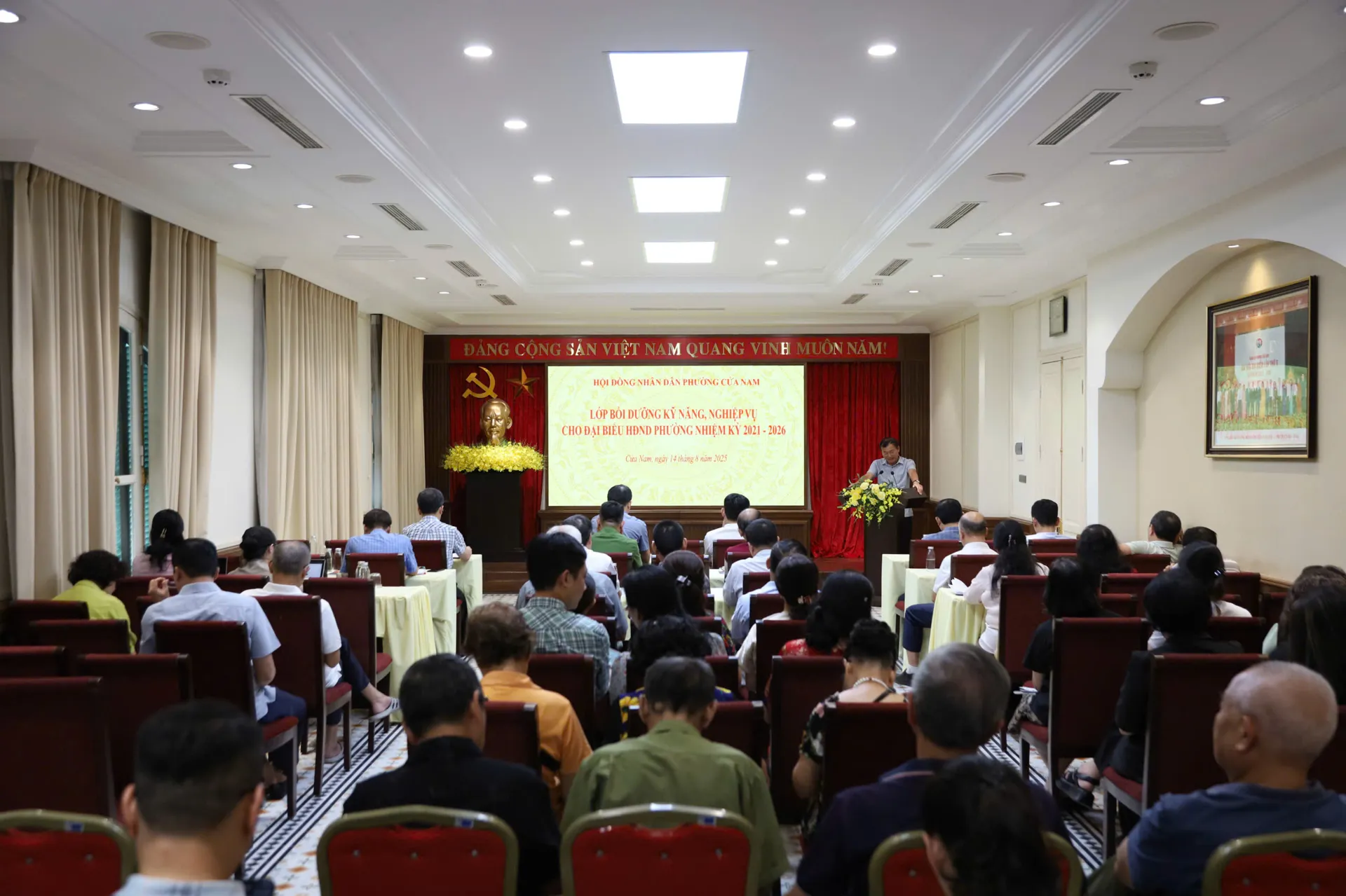 Phường Cửa Nam tổ chức tập huấn nâng cao kiến thức kỹ năng cho đại biểu hội đồng nhân dân