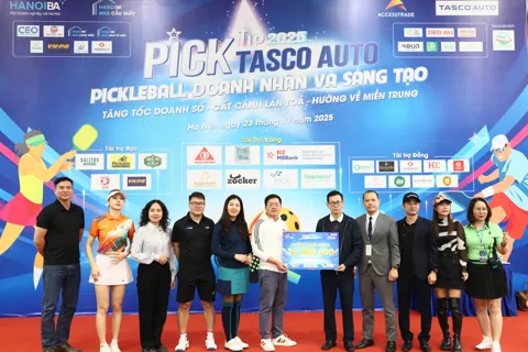 Sôi nổi giải Pick-Up Tasco Auto 2025 - Pickleball Doanh nhân & Sáng tạo