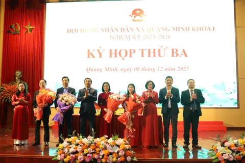 HĐND xã Quang Minh tổ chức Kỳ họp thứ Ba, nhiệm kỳ 2021–2026