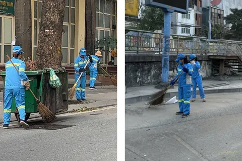 Tăng cường vệ sinh môi trường đô thị các tuyến phố trung tâm dịp Tết Bính Ngọ 2026