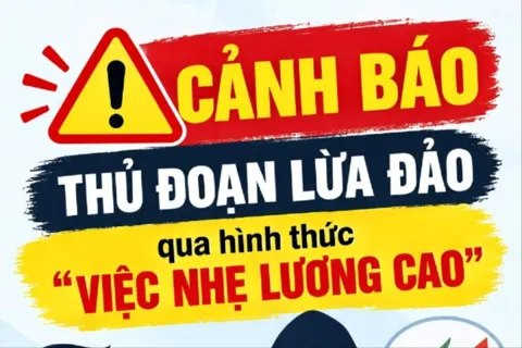 Cảnh báo tránh sập bẫy “việc nhẹ lương cao"