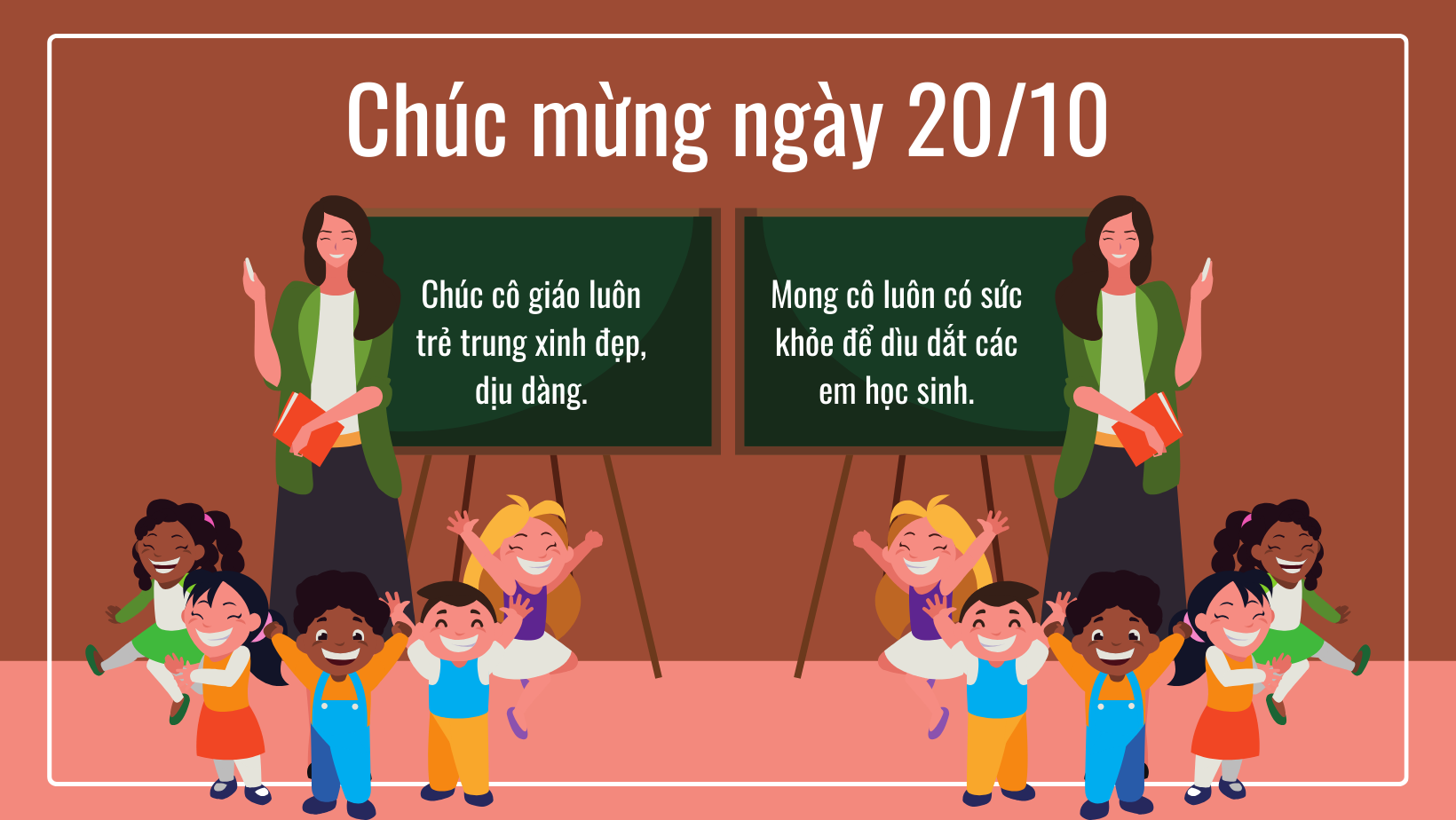 Lời chúc 20/10 tặng cô giáo hay nhất, xúc động nhất năm 2025