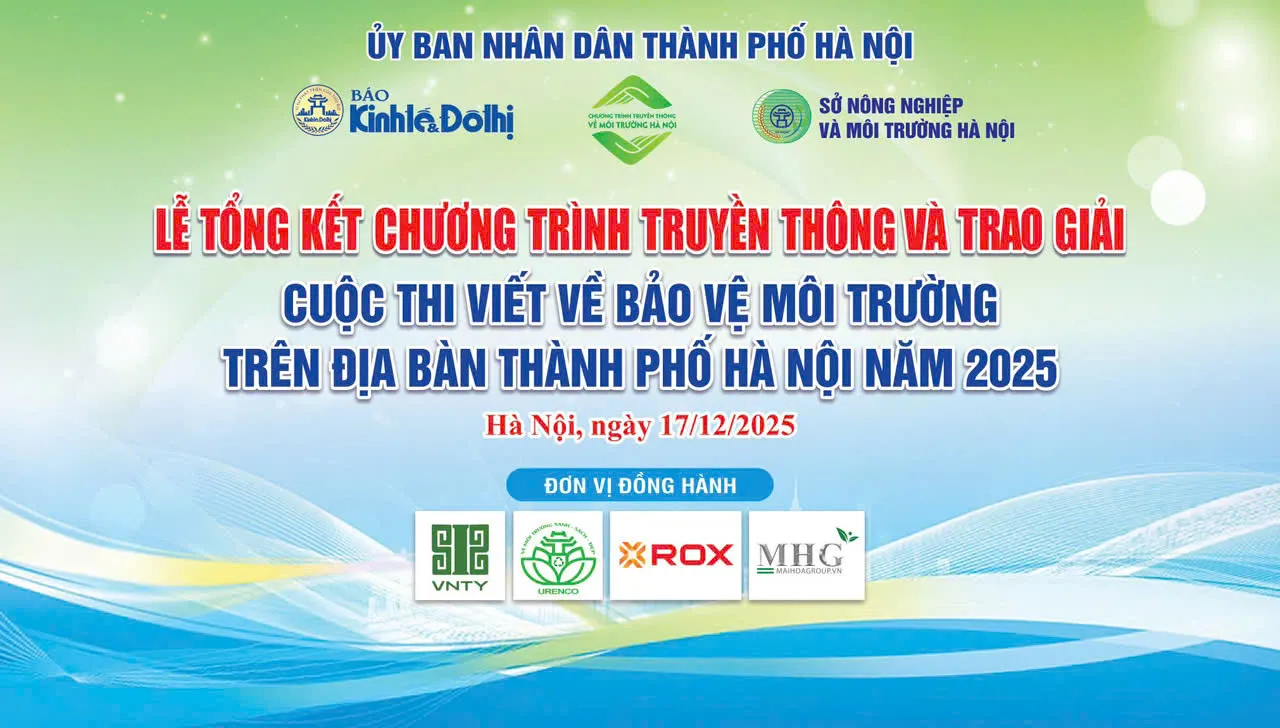 Trực tiếp: Lễ tổng kết chương trình truyền thông, trao giải cuộc thi viết về Bảo vệ môi trường năm 2025 và phát động chương trình truyền thông năm 2026
