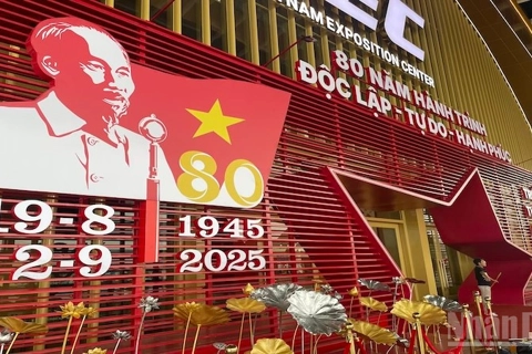 Bản đồ tham quan triển lãm “80 năm hành trình Độc lập-Tự do-Hạnh phúc”