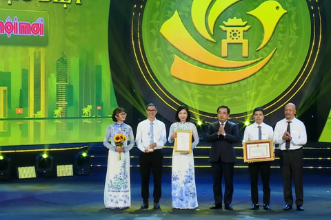 Lễ trao Giải Báo chí về Phát triển văn hóa và xây dựng người Hà Nội thanh lịch, văn minh